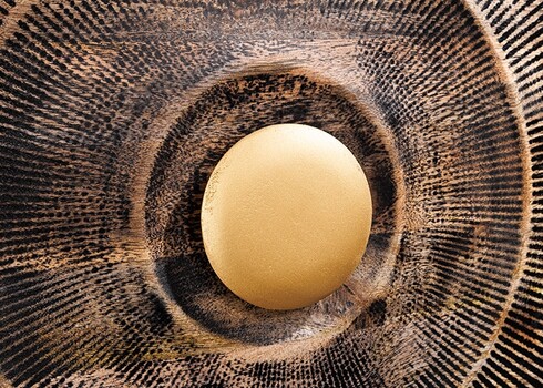 Tv-alus GOLDEN SUNSET must / kuldne, 160x33xH33 cm