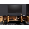 Tv-alus GOLDEN SUNSET must / kuldne, 180x40xH55 cm