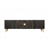 Tv-alus GOLDEN SUNSET must / kuldne, 180x40xH55 cm