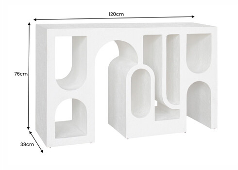 Konsoollaud AMBIENTE vask, 120x38xH76 cm