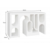 Konsoollaud AMBIENTE vask, 120x38xH76 cm