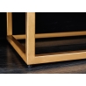 Kapp ILLUSION must / kuldne, 100x38xH120 cm