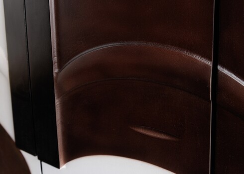 Kapp VOODOO pruun / valge, 84x38xH120 cm