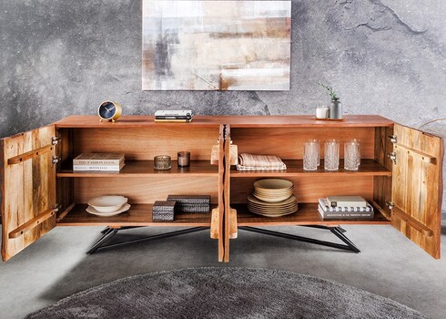 Kummut ZEN pruun, 177x38xH75 cm