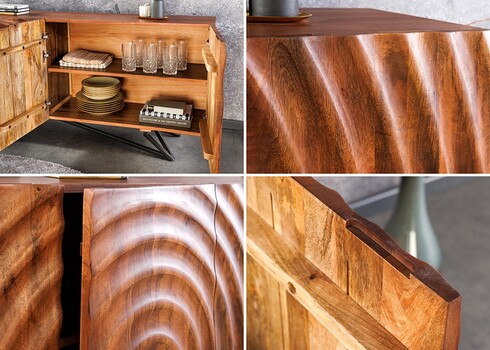 Kummut ZEN pruun, 177x38xH75 cm