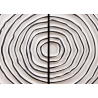 Kapp ZEN valge / must, 100x38xH120 cm