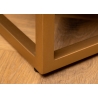 Kapp ZEN valge / must, 100x38xH120 cm