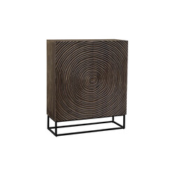 Kapp ZEN tumepruun  / must, 100x38xH120 cm