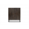 Kapp ZEN tumepruun  / must, 100x38xH120 cm
