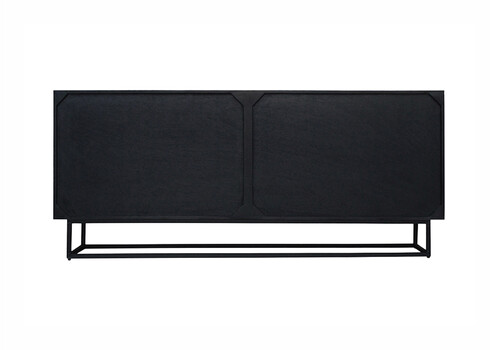 Kapp CROCO hall / must, 177x38xH75 cm