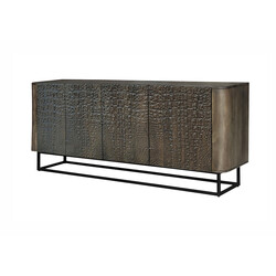 Kummut CROCO pruun / must, 177x38xH75 cm