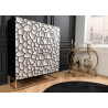 Kapp VULCANO valge / must, 100x38xH120 cm