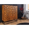 Kapp VULCANO pruun / must, 100x38xH120 cm