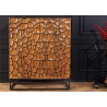Kapp VULCANO pruun / must, 100x38xH120 cm