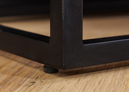 Kapp VULCANO pruun / must, 100x38xH120 cm