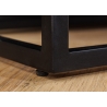 Kapp VULCANO pruun / must, 100x38xH120 cm