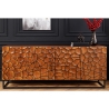 Kummut VULCANO pruun / must, 177x38xH75 cm