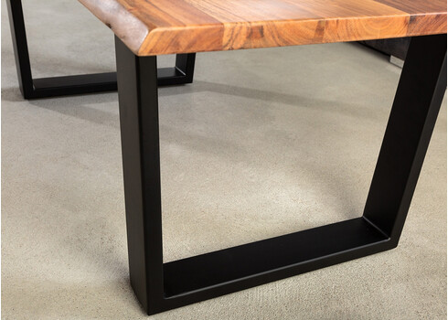 Diivanilaud MAMMUT pruun / must, 120x60xH45 cm