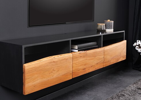 Tv-alus ORGANIC ARTWORK akaatsia, 140x33xH35 cm