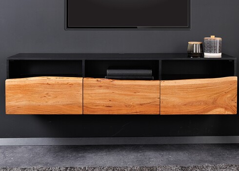 Tv-alus ORGANIC ARTWORK akaatsia, 140x33xH35 cm