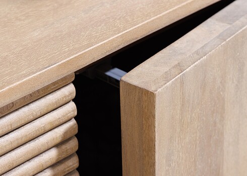 Kummut ART DECO hele puit, 170x38xH80 cm