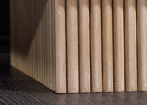 Kummut ART DECO hele puit, 170x38xH80 cm