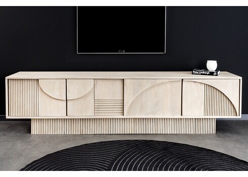 Kummut ART DECO hele puit, 200x38xH49 cm