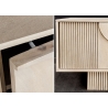 Kummut ART DECO hele puit, 200x38xH49 cm
