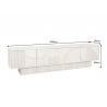 Kummut ART DECO hele puit, 200x38xH49 cm