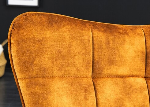 Tugitool SCANDINAVIA kollane, 72x77xH99 cm