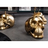 Abilaud SKULL klaas / kuldne, D90xH33 cm