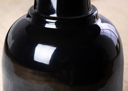 Abilaud ELEGANCIA must / kuldne, D40xH50 cm