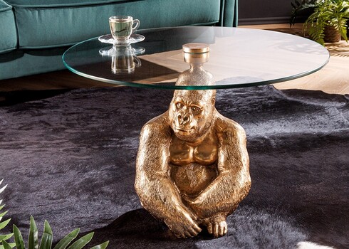 Diivanilaud KONG kuldne, D60xH43 cm