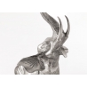 Abilaud ELEPHANT hõbedane, D60xH75 cm