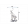 Abilaud ELEPHANT hõbedane, D60xH75 cm