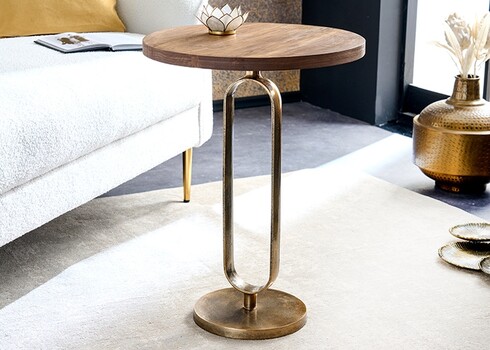 Abilaud ELEGANCE pruun / messing, D45xH60 cm