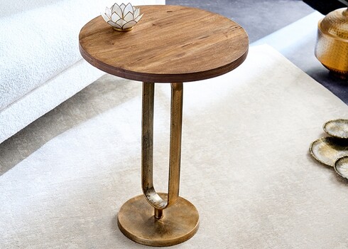 Abilaud ELEGANCE pruun / messing, D45xH60 cm