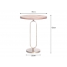 Abilaud ELEGANCE pruun / messing, D45xH60 cm