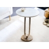 Abilaud ELEGANCE valge marmor / kuldne, D45xH60 cm