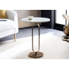Abilaud ELEGANCE valge marmor / kuldne, D45xH60 cm
