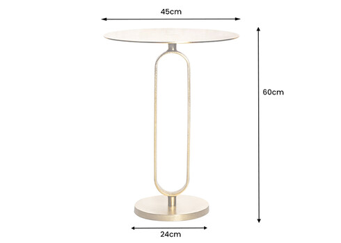 Abilaud ELEGANCE kuldne, D45xH60 cm
