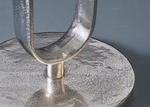 Abilaud ELEGANCE hõbedane, D45xH60 cm