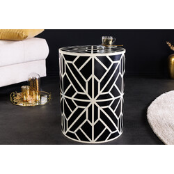 Abilaud BONE must / valge, D35xH46 cm