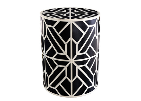 Abilaud BONE must / valge, D35xH46 cm