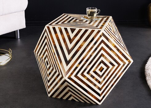 Abilaud BONE pruun / valge, D40xH56 cm