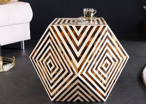 Abilaud BONE pruun / valge, D40xH56 cm