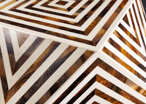 Abilaud BONE pruun / valge, D40xH56 cm