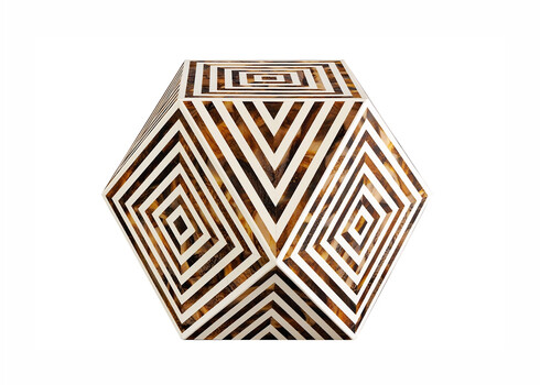 Abilaud BONE pruun / valge, D40xH56 cm