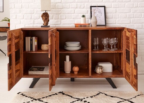 Kummut AMAZONAS sheesham, 148x38xH85 cm