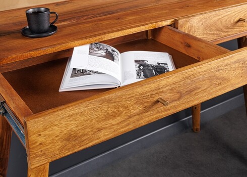 Kirjutuslaud BEAUTY sheesham, 110x40xH86 cm